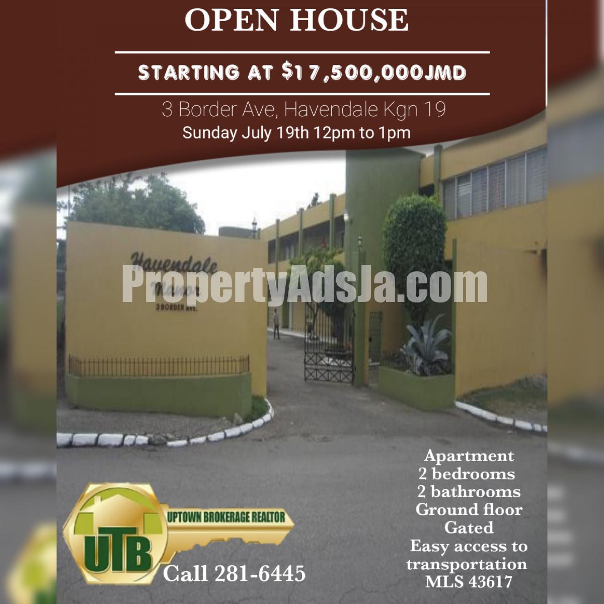 Apartment For Sale in Havendale, Kingston / St. Andrew Jamaica