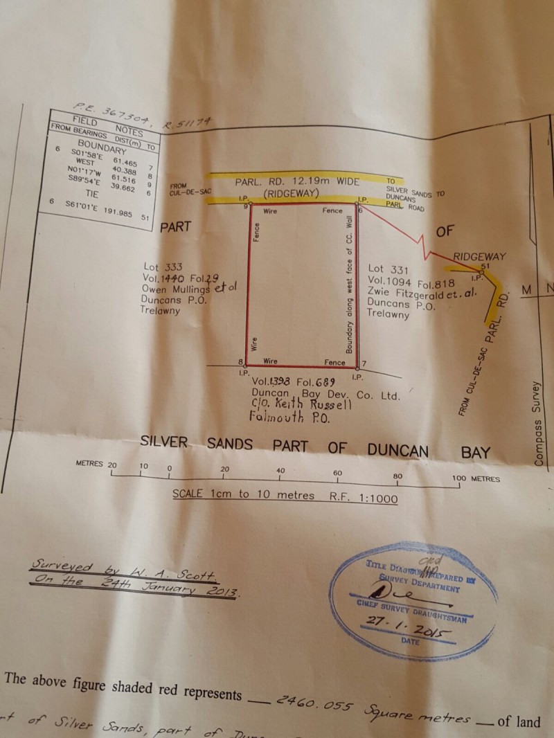 Residential lot For Sale in Silver Sand, Trelawny Jamaica