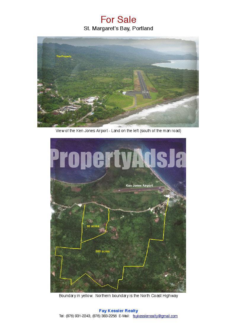 Residential lot For Sale in St Margarets Bay, Portland Jamaica