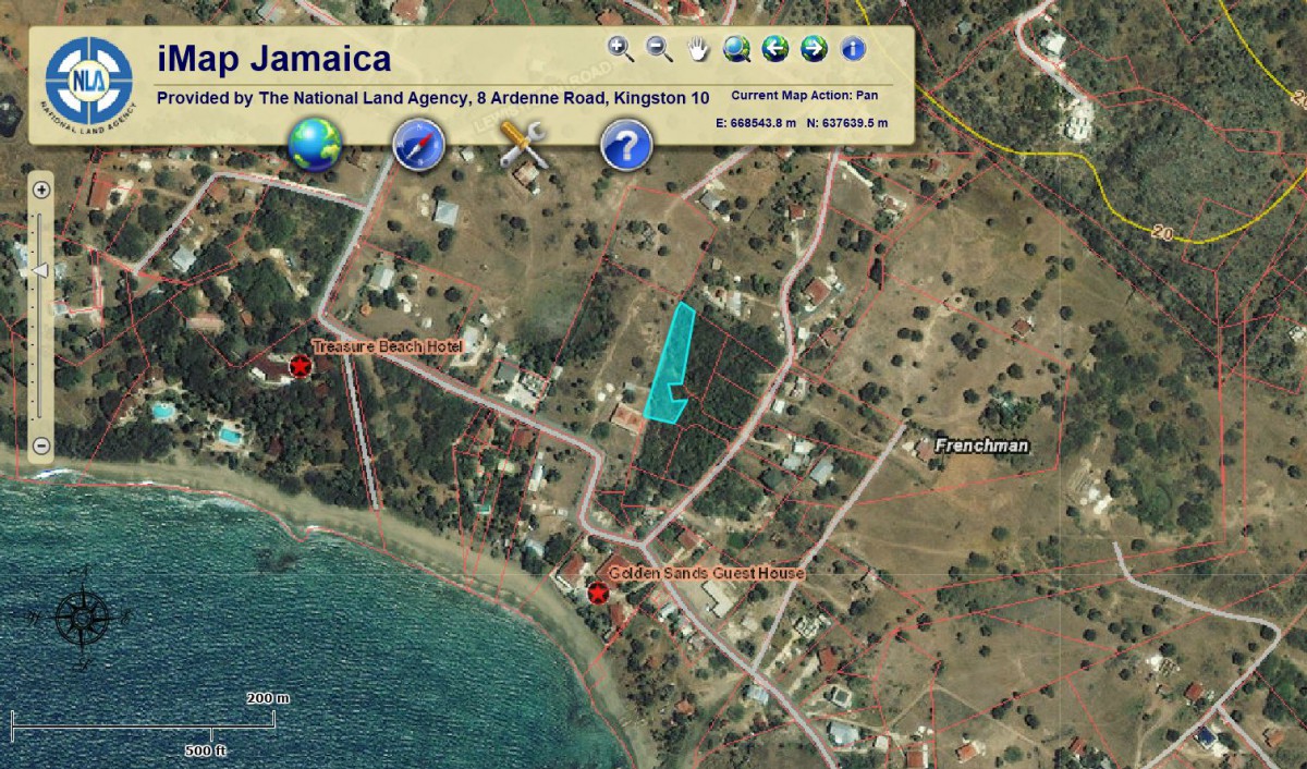 Residential lot For Sale in Treasure Beach, St. Elizabeth Jamaica