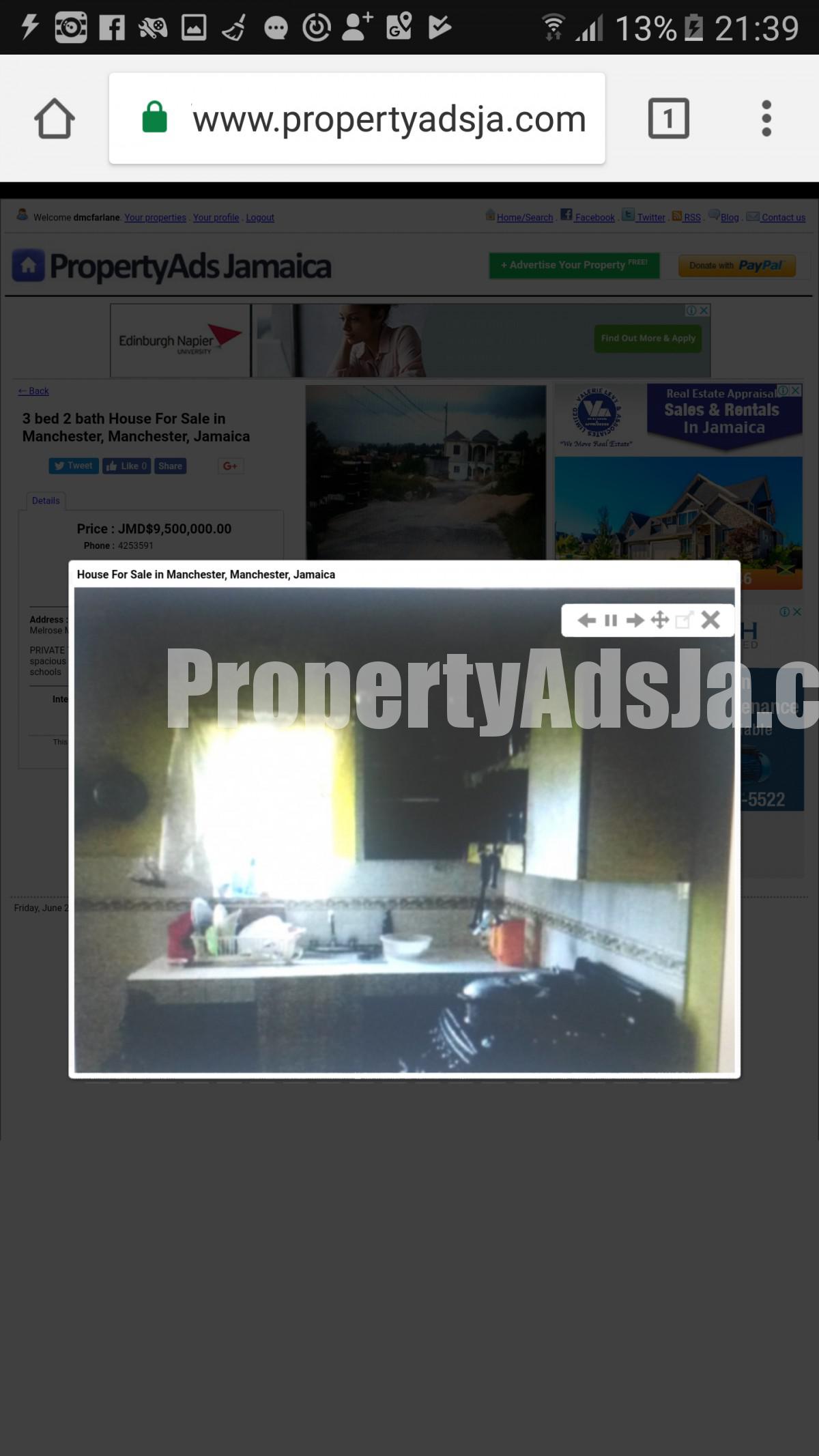 house for sale in melrose manchester manchester jamaica how to advertise a house for sale