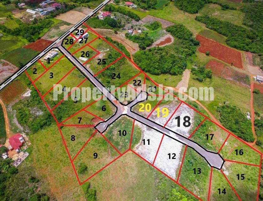 Residential lot For Sale in Munro, St. Elizabeth Jamaica