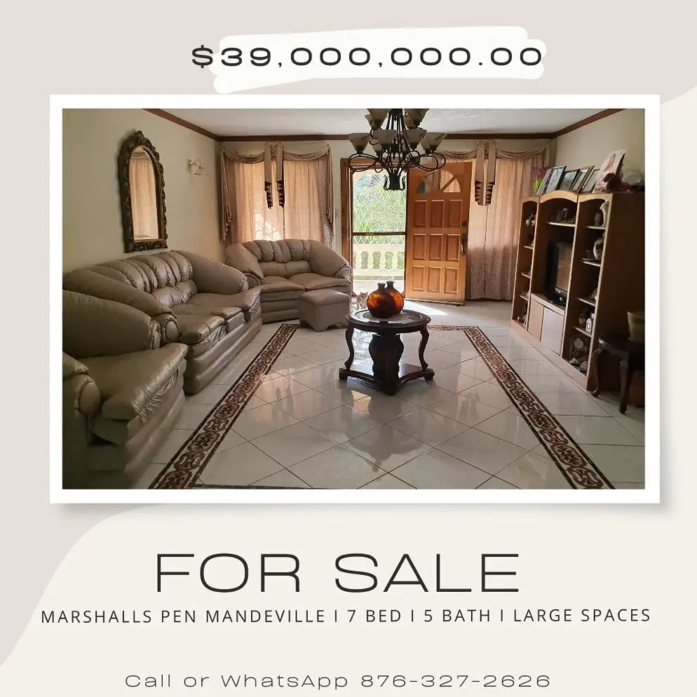 House For Sale in Marshalls Pen, Manchester Jamaica