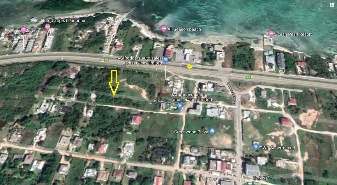 Residential lot For Sale in GREENWOOD, St. James Jamaica