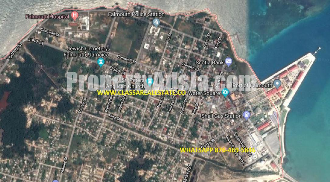Commercial/farm land For Sale in FALMOUTH, Trelawny Jamaica