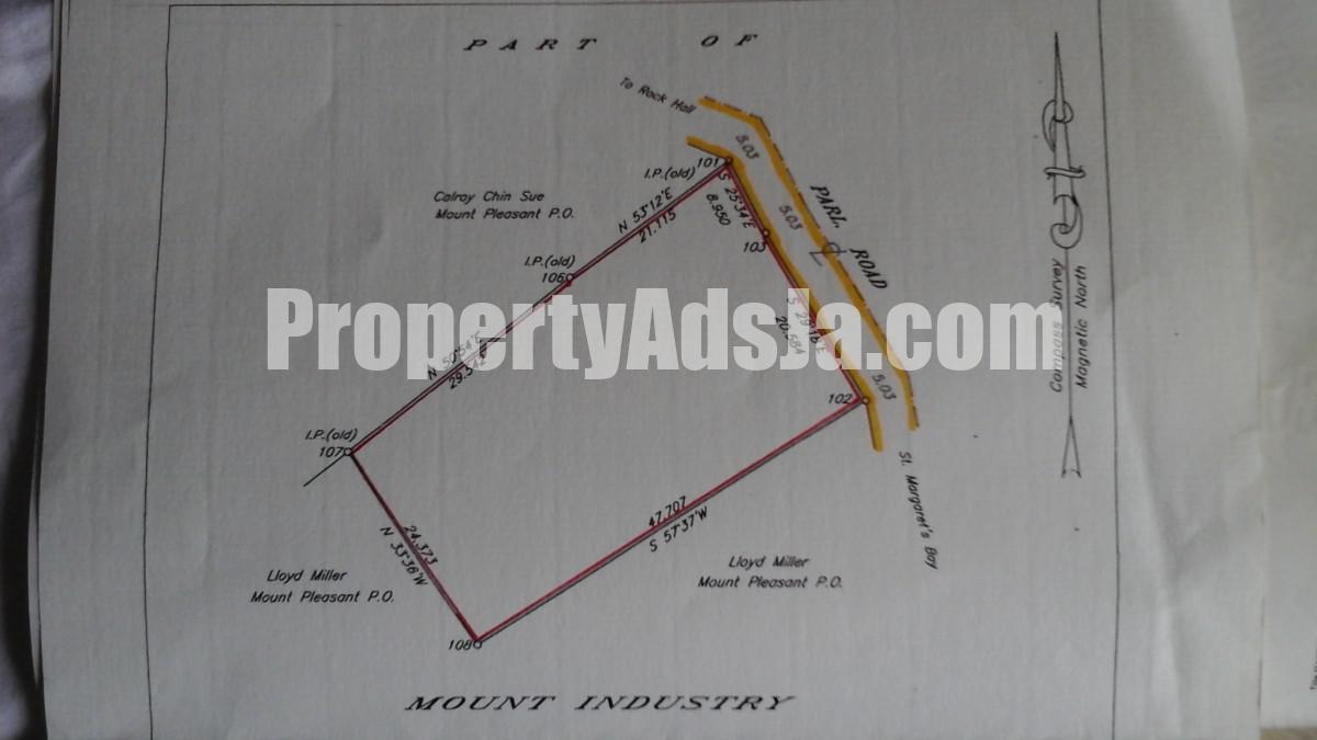 Residential lot For Sale in Mt Pleasant Hope Bay, Portland Jamaica