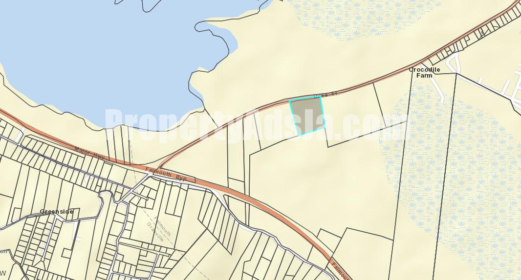 Commercial/farm land For Sale in FALMOUTH OLD HIGHWAY, Trelawny Jamaica