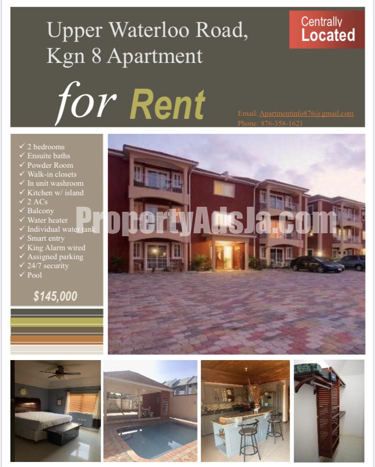 Apartment For Rent in Upper Waterloo, Kingston / St. Andrew Jamaica