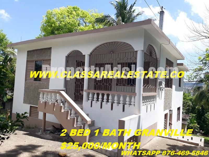 House For Rent in GRANVILLE, St. James Jamaica