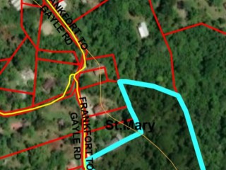 Residential lot For Sale in Three Courts Retreat, St. Mary, Jamaica