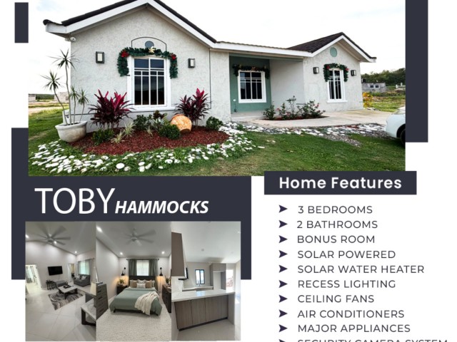 3 bed House For Sale - Toby Heights, Clarendon, Jamaica