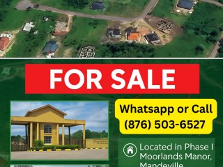 Land For Sale - Moorlands Manor, Manchester, Jamaica