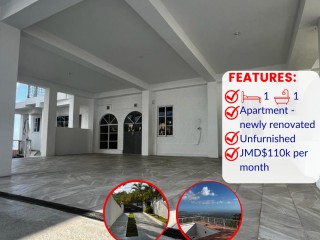 1 bed Apartment For Rent in Smokeyvale, Kingston / St. Andrew, Jamaica