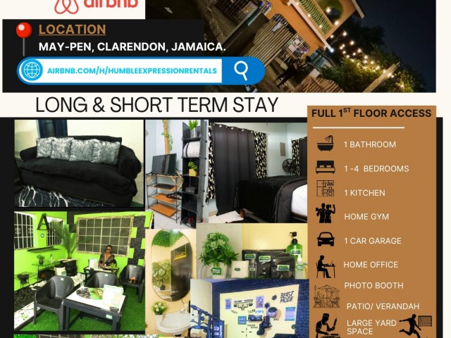 2 bed Flat For Rent - Cunningham Cresent, Clarendon, Jamaica