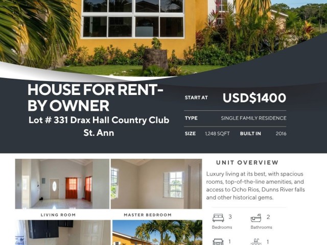 House For Rent in Drax Hall Country Club, St. Ann Jamaica | [8]