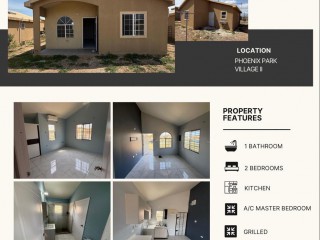 2 bed House For Rent - Phoenix village 2, St. Catherine, Jamaica