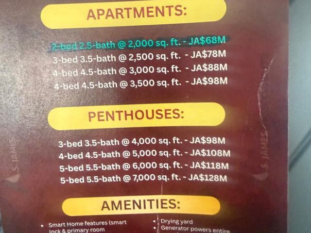 Apartment For Sale in RUSSELL HEIGHTS, Kingston / St. Andrew Jamaica | [6]