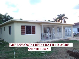 4 bed House For Sale in GREENWOOD, St. James, Jamaica