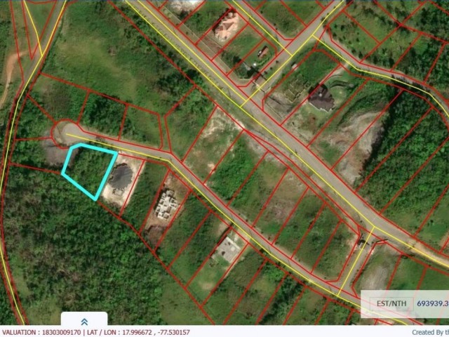 Residential lot For Sale - MOORLANDS MANOR, Manchester, Jamaica